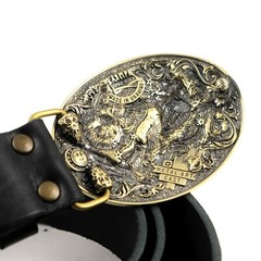 Pisces belt buckle, Horoscope Astrological Zodiac Sign solid brass belt buckle