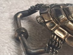 ALEXANDER&rsquo;S BELTS & BUCKLES Sterling Vintage 1990 or 1996 turtle