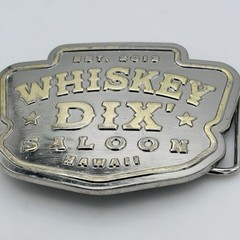 Whiskey Dix&rsquo; Saloon Hawaii Belt Buckle EST. 2013 Official Venue Merchandise