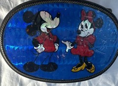 PL05170 VINTAGE 1970s *MICKEY AND MINNIE MOUSE* WALT DISNEY CARTOONS BELT BUCKLE