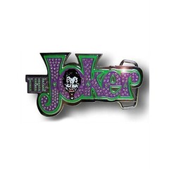 Batman Joker Belt Buckle Comics Cosplay Halloween Party Costume Bling Iced Style
