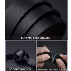 39&Prime; to 42&Prime; Waist Adjustable (Length 49&Prime;), Black/Coffee Style 001 Mens Belt