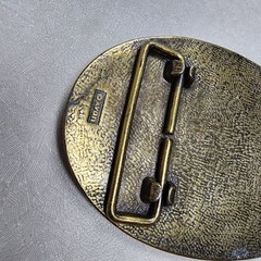 Antique Car Belt Buckle Avon Vintage Model T Brass Look Automobile Vehicle