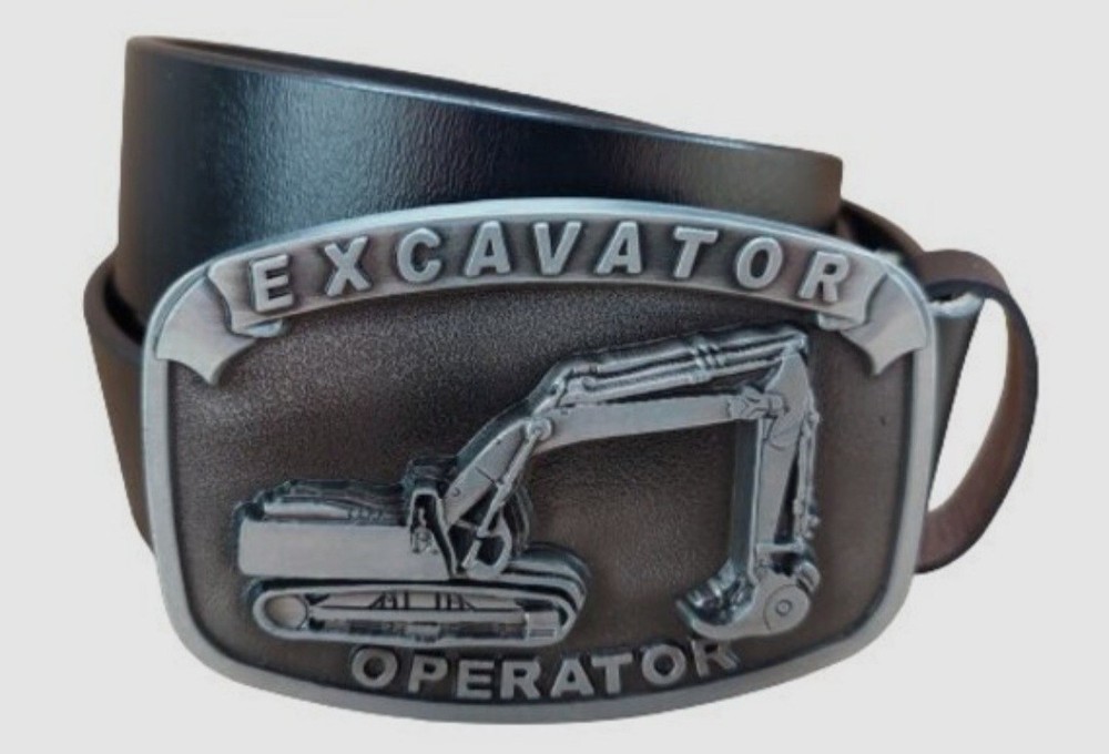 Excavator Belt Buckle Metal More Trades Listed Plumber Mechanic Carpenter
