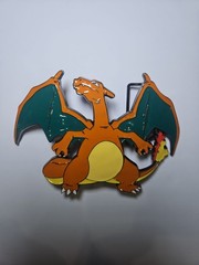 2014 Nintendo Co. Buckle Down Charizard Belt Buckle Limited Edition Rare Pokemon