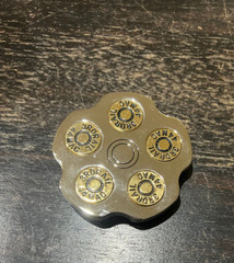 GUN SPINNER BULLET Belt Buckle – Metal Belt Buckle – Brand New