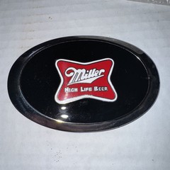 Miller High Life Beer Silver Belt Buckle Fast Free Shipping