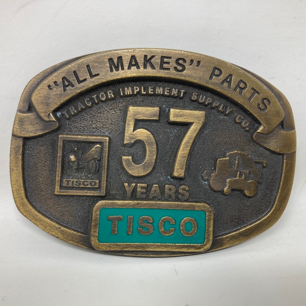 Tisco Spec-Cast Tractor Implement Supply Co 57 Years Limited Edition Belt Buckle