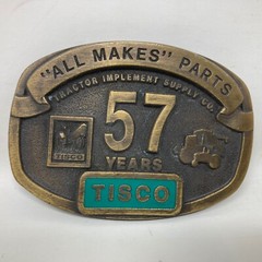 Tisco Spec-Cast Tractor Implement Supply Co 57 Years Limited Edition Belt Buckle