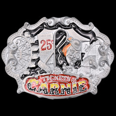 Carnie Clown Fair Ferris Wheel Ticket Booth Zinc Alloy Belt Buckle