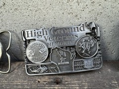 Belt Buckle Lot Of 3 US Army Veterans Memorial Montana