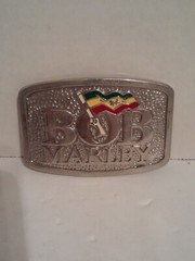 Brass Bob Marley Belt Buckle