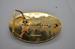 “Nothing Can Stop The Marines” Belt Buckle Made in USA Vintage
