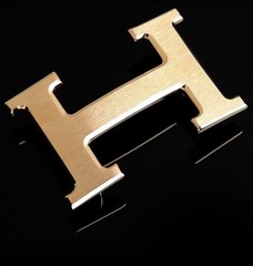 38mm H Gold Brushed Constance Belt Buckle