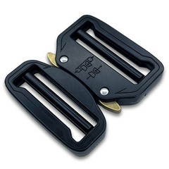 TXZWJZ Metal Buckle Dual Adjustable Tactical Belt 2inch(50mm), Black