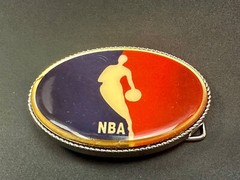 NBA Basketball Player Led Light Flashing Belt Buckle W/ Fresh Battery!
