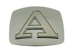New Men Women Initial Letter A-Z Belt Buckles Western Cowboy Silver Chrome Metal
