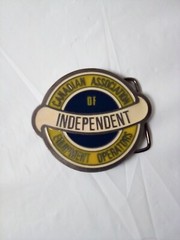 Canadian Association of Independent Equipment Operators Belt Buckle