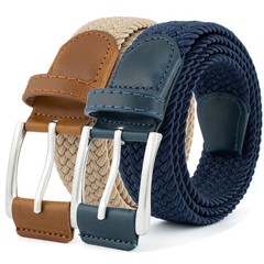 Mens Belt – Braided Stretch Golf Belt for Men Mens Gift for Golf Pants 105CM