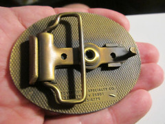 VINTAGE AMHERST COAL COMPANY UNITED MINE WORKERS BELT BUCKLE BBA-7