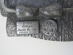 American Lawman Belt Buckle 1992 Siskiyou Buckle Co. – approx. 3.25&Prime; x 2.5&Prime;