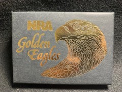 1980&rsquo;s Vintage NRA Golden Eagles Belt Buckle with Original Box