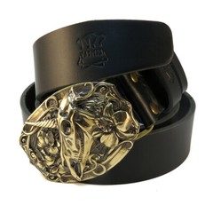 Belt Buckle « Unicorn », Immortal Beauty Belt Buckle, Unicorn with Flowers