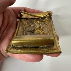 Vintage Brass Eagle Belt Buckle E Pluribus Unum US Great Seal Rectangular Plate