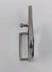 VOLCOM Apparel Company Diamond Logo Openwork Green Silver Tone Promo Belt Buckle