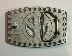 music & peace sign belt buckle party buckle dj belt buckle westren cowboy