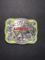 NEW Montana Silversmiths Belt Buckle Bull Riders PBR Unleash the Beast tour logo