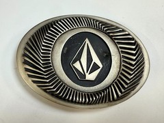 VOLCOM Apparel Company Diamond Logo 90&rsquo;s Metal Cast Original Promo Belt Buckle
