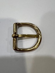 Solid Brass Raw Brass Belt Buckle Made in Italy Fits 1.18&Prime; Belt Strap
