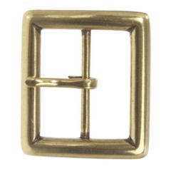 1 5/8&Prime; (42 mm) Nickel Free Single Prong Center Bar Square Belt Buckle
