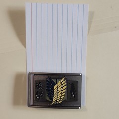 Attack on Titan Metal Belt Buckle Anime Military Black Gold Blue Green