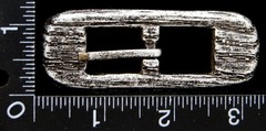 MG10139 VINTAGE ***HAND CARVED*** RECTANGULAR TONGUE TYPE BELT BUCKLE