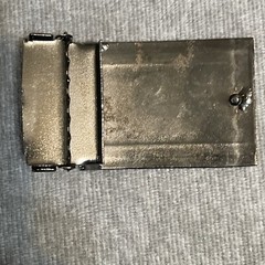 Vintage Pewter Engraved STYLIZED CHINESE Boat Loyalty Symbol Belt Buckle Unisex