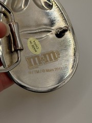 Mars Yellow M & M&rsquo;s Belt Buckle-2011
