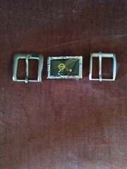 LOTS OF 3 SILVER COLOR BUCKLE FOR 1 1/2 IN WIDE BELT