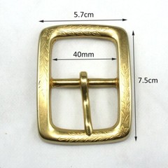 Solid Brass Belt Buckles Tongue Pin Belt Buckle Fits For 1.5 INCHES Belt