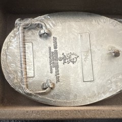 Vintage CDC Construction Crane Belt Buckle Award Tulsa OK w/ Original Case