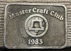 Vintage (1983) Southwestern Bell Linesman Belt Buckle (Master Craft Club)
