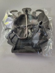 Skull With Crown And Cards Belt Buckle