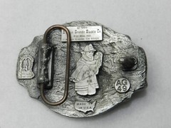 Vintage 1990 Volunteer Firefighter Metal Belt Buckle – Arroyo Grande Buckle Co.