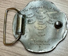 Marijuana Belt Buckle 1977?