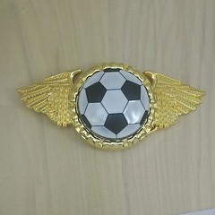 NEW! SPINNER SOCCER BALL W/WINGS METAL BELT BUCKLE HEBILLA ALAS Y FUTBOL #147