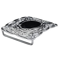 Scottish Traditional Thistle Round Platter Kilt Belt Silver Buckle Highland Wear