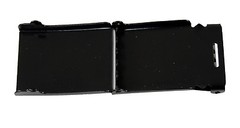« PLAIN » MILITARY CANVAS WEB FLIP BLACK BELT & BUCKLE 60 INCHES