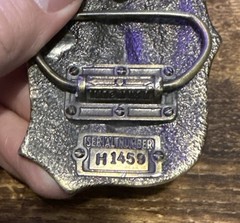 Vintage 1984 Great American Products Metal Belt Buckle “I’m Proud To Be American