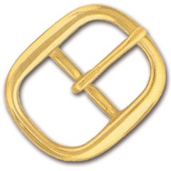 1-1/2&Prime; Brass Utility Buckle (1-1/2&Prime; inside opening, 2-1/4&Prime; overall size)
